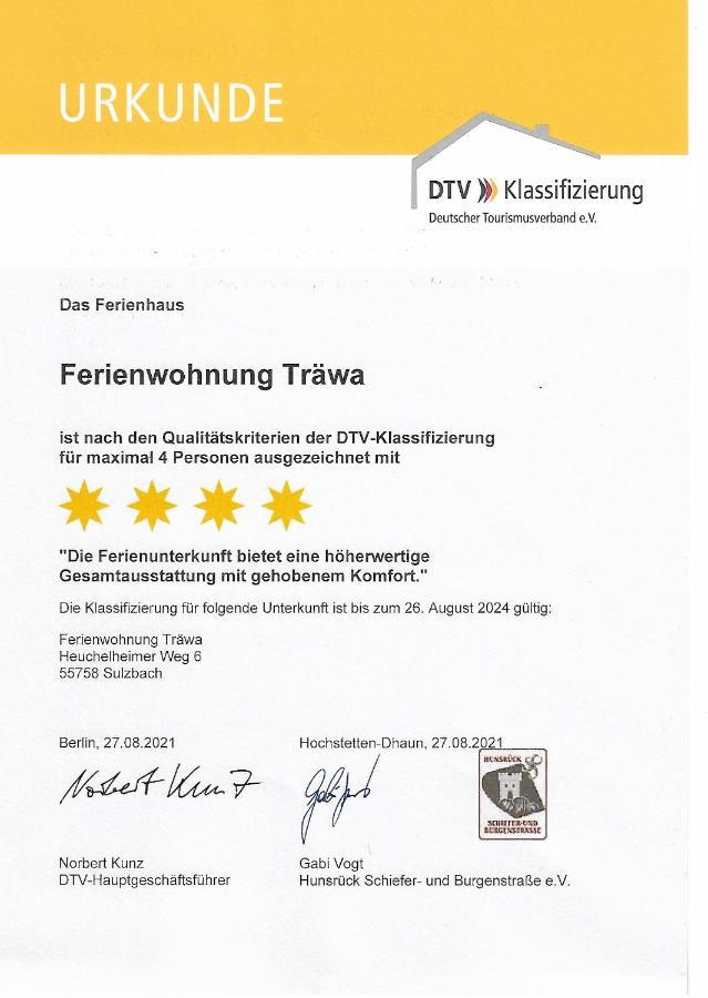 Ferienwohnung Traewa Sulzbach  Εξωτερικό φωτογραφία